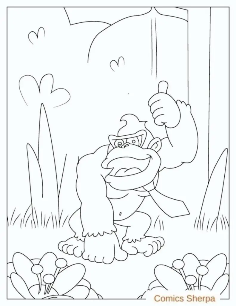 33 King Kong Coloring Pages Printable 26