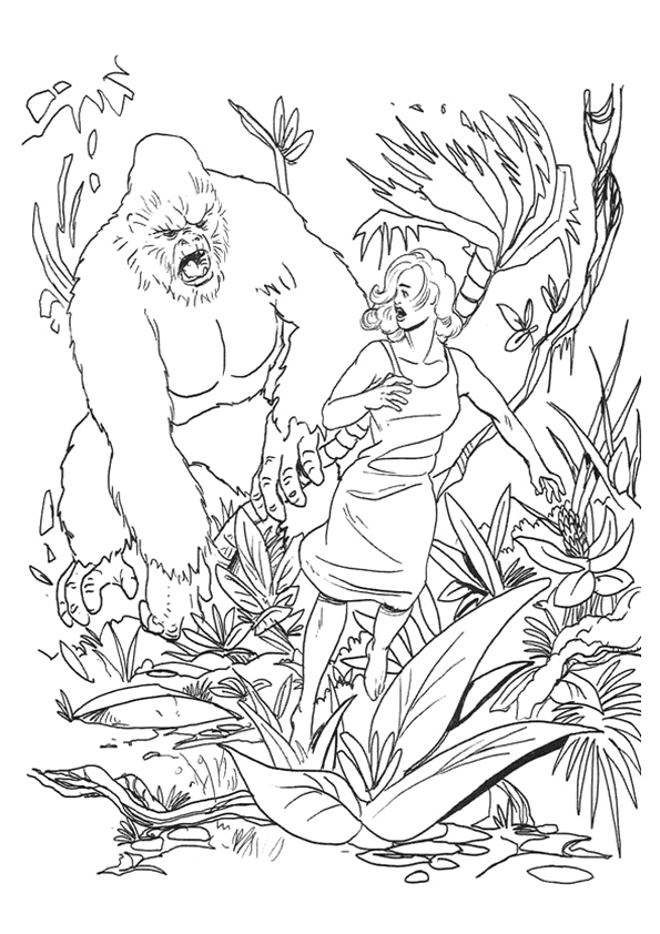 33 King Kong Coloring Pages Printable 28