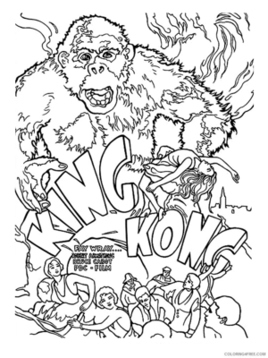 33 King Kong Coloring Pages Printable 34