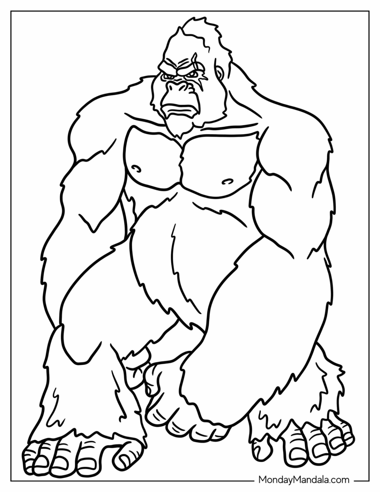 33 King Kong Coloring Pages Printable 35