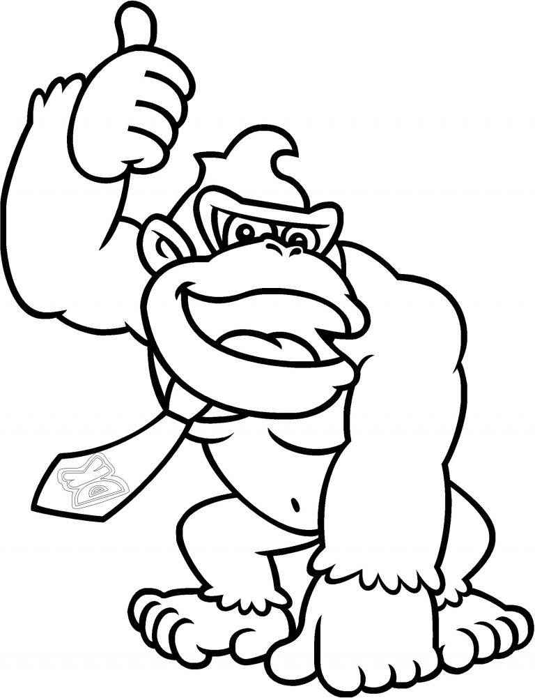 33 King Kong Coloring Pages Printable 6