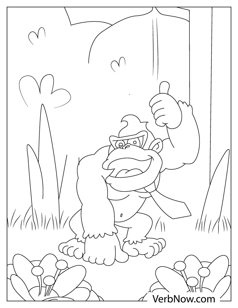 33 King Kong Coloring Pages Printable 7