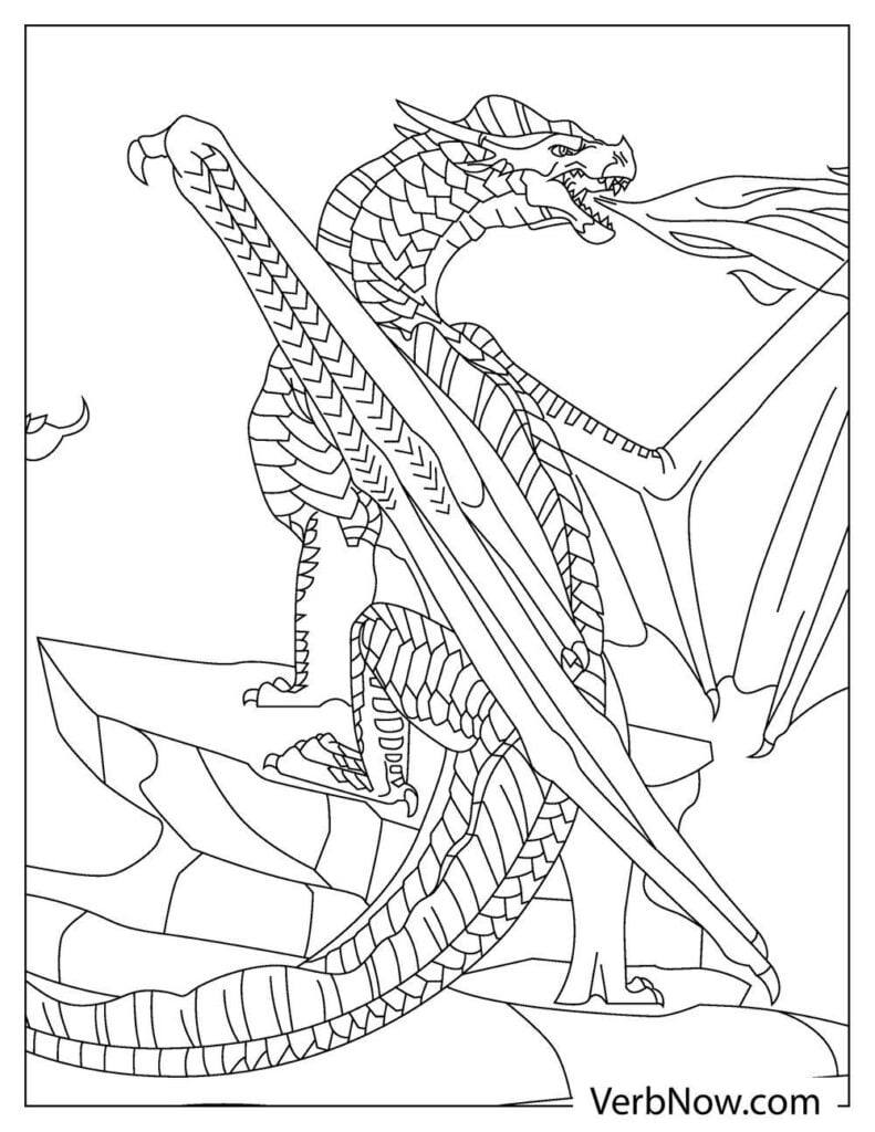 majestic wings of fire coloring pages printable jpg