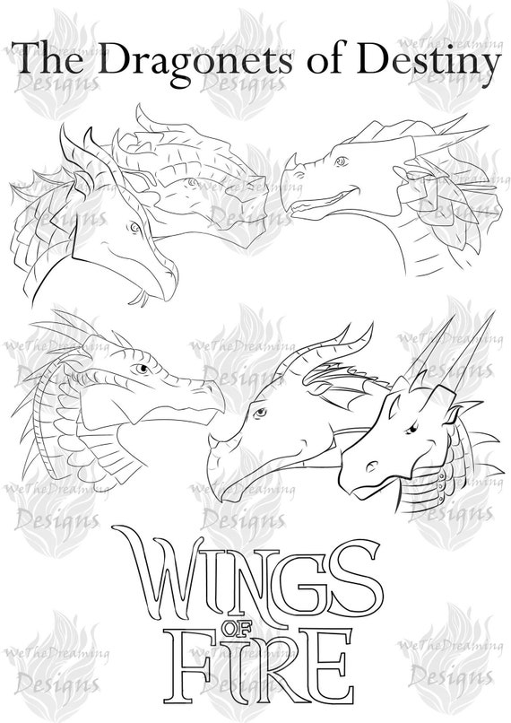 33 Majestic Wings of Fire Coloring Pages Printable 33