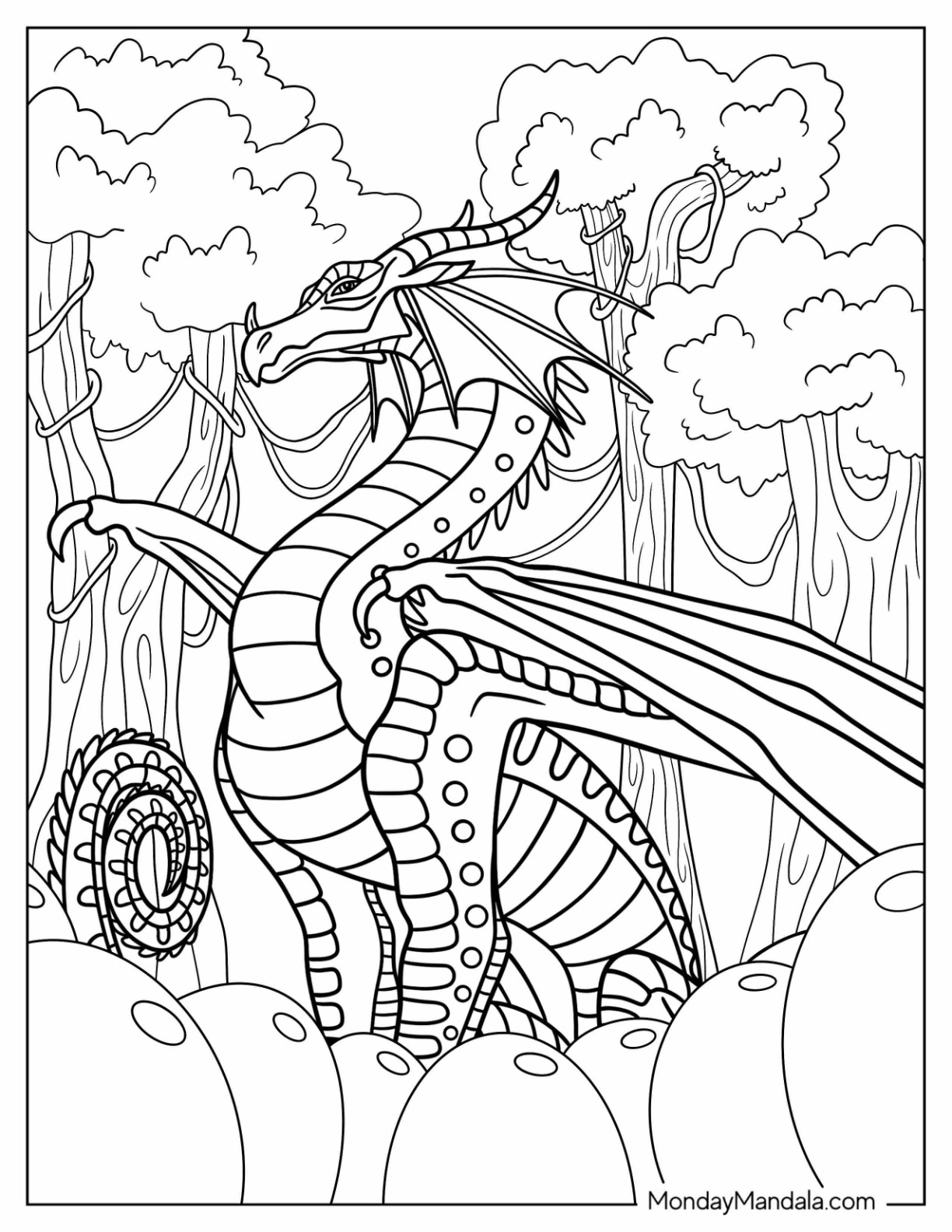 majestic wings of fire coloring pages printable jpg