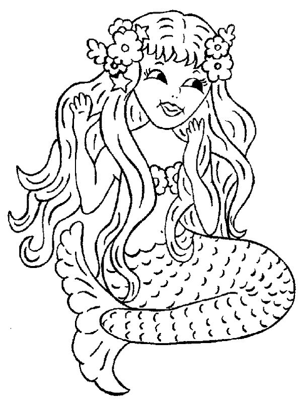 33 Mysterious Gothic Mermaid Coloring Pages Printable 19