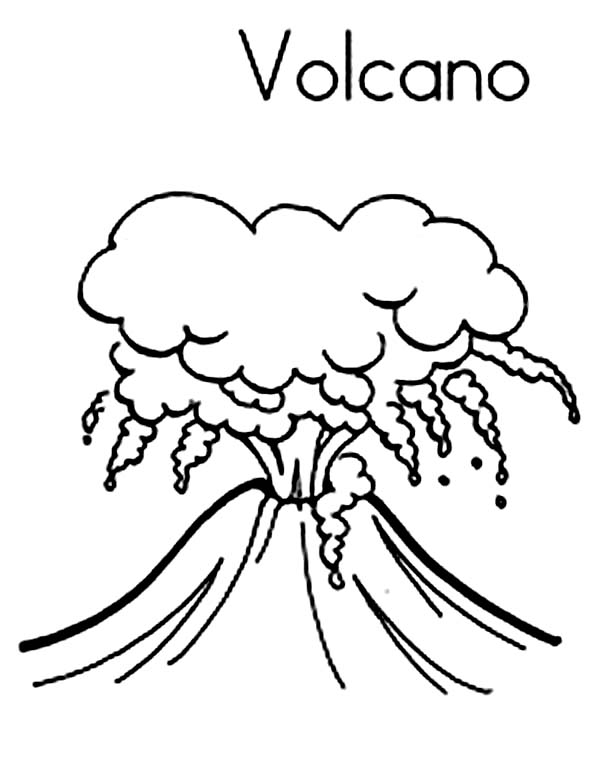 33 Volcano Coloring Pages Printable 10