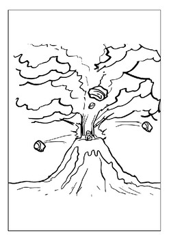 33 Volcano Coloring Pages Printable 19