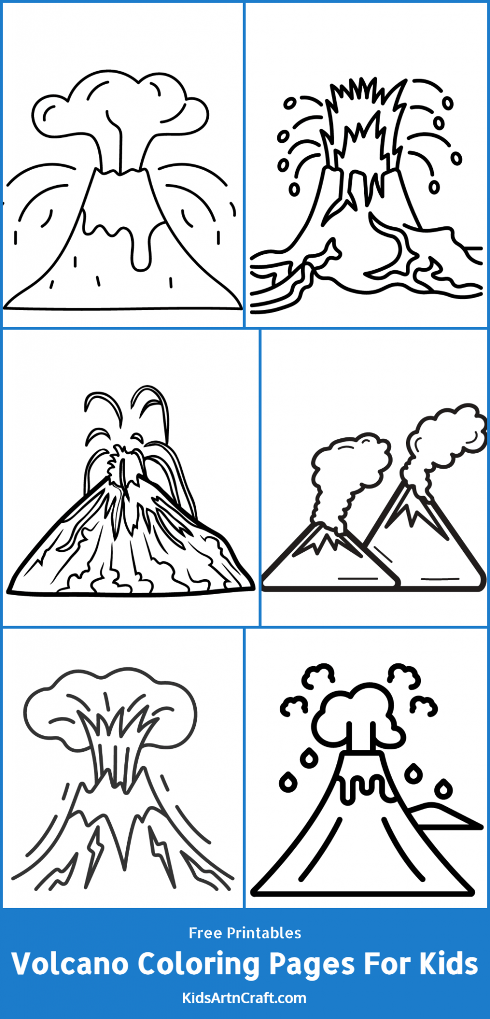 33 Volcano Coloring Pages Printable 33