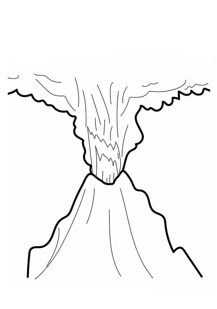 33 Volcano Coloring Pages Printable 7