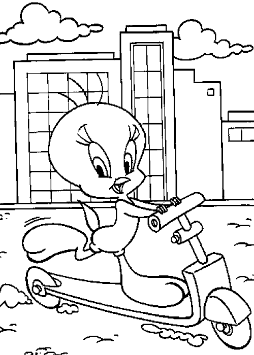 34 Cool Scooter Coloring Pages Printable 13