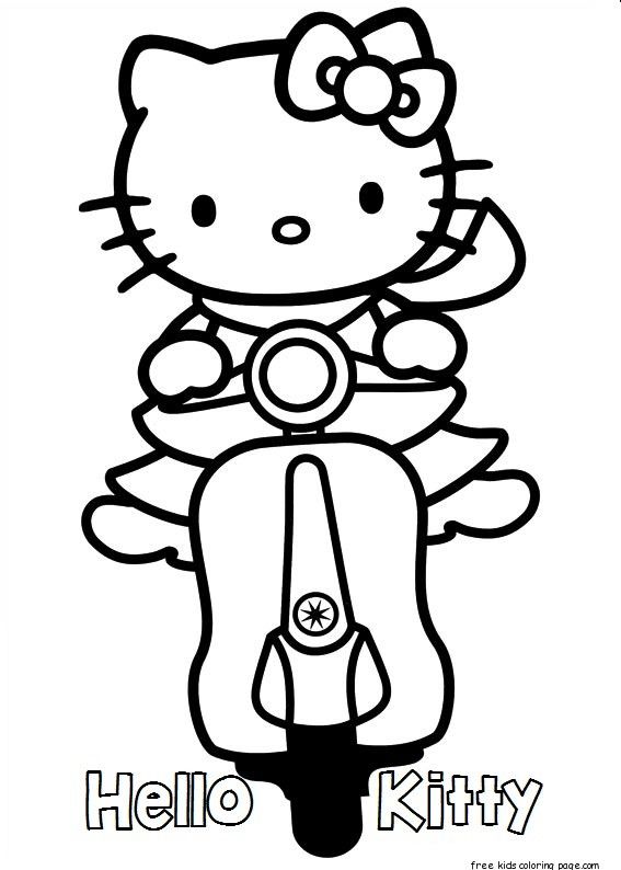 34 Cool Scooter Coloring Pages Printable 19