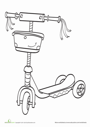 34 Cool Scooter Coloring Pages Printable 28