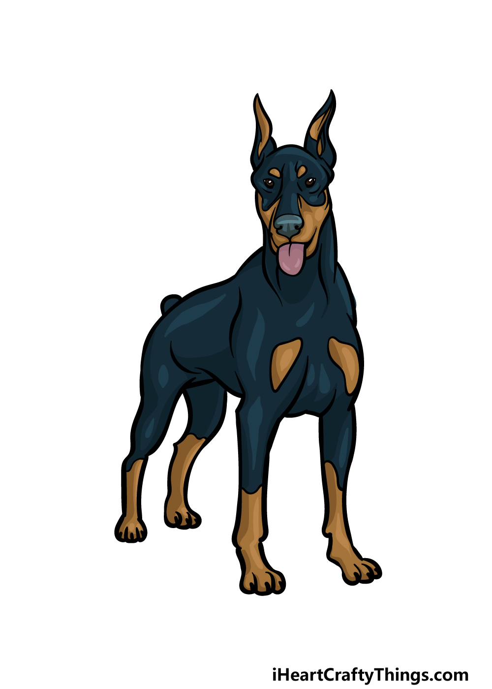 34 Doberman Coloring Pages Printable 13