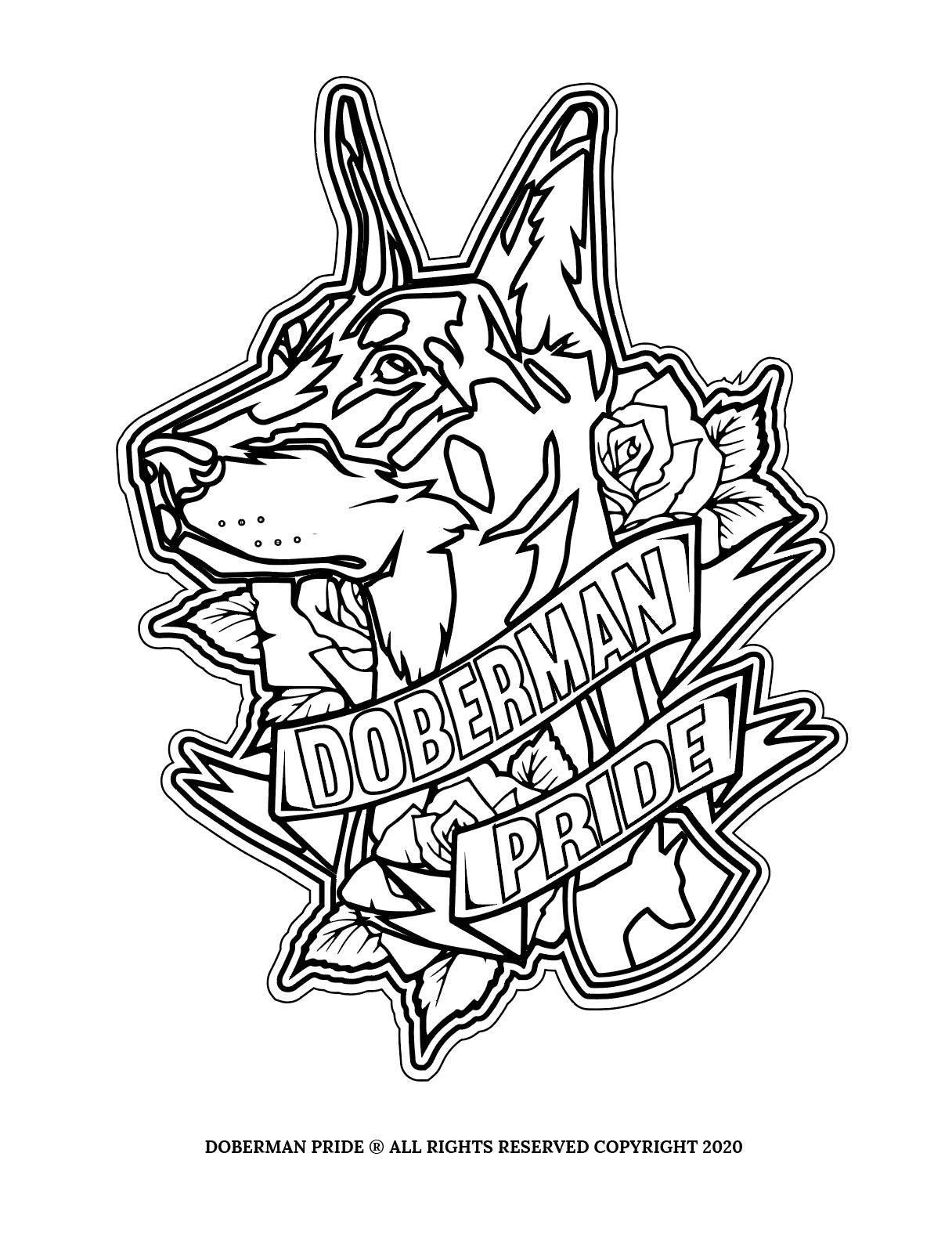 34 Doberman Coloring Pages Printable 34