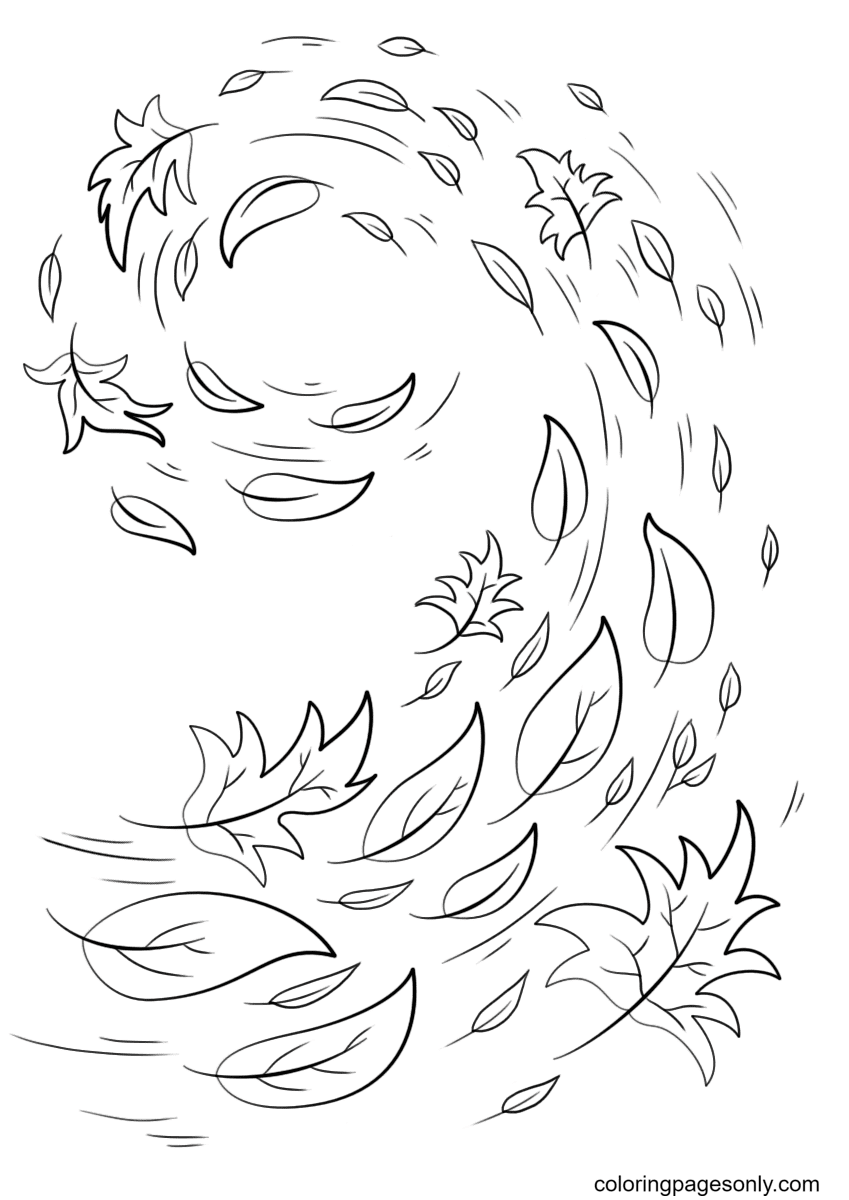 34 Fall Leaves Coloring Pages Printable 11