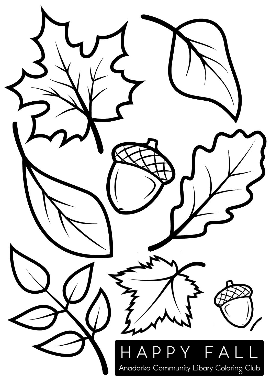 34 Fall Leaves Coloring Pages Printable 2