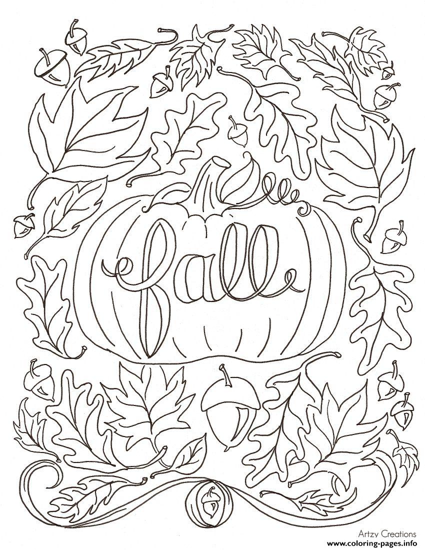 34 Fall Leaves Coloring Pages Printable 29