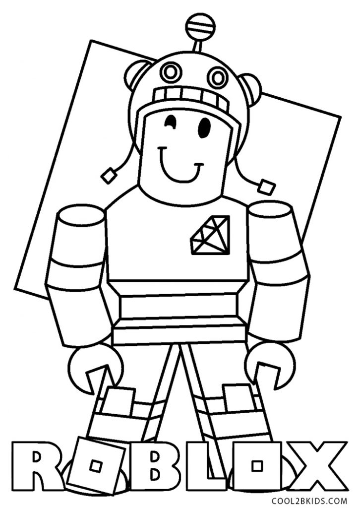 34 Fun Roblox Coloring Pages Printable 1