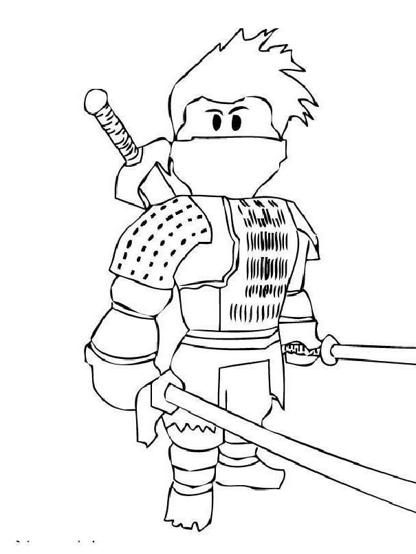 34 Fun Roblox Coloring Pages Printable 11