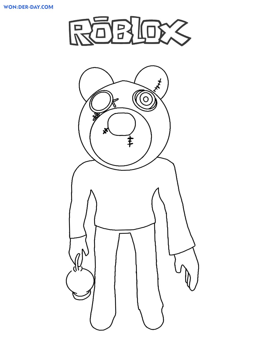 fun roblox coloring pages printable jpg