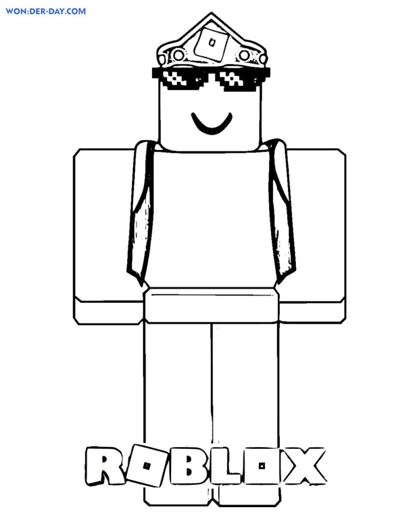 fun roblox coloring pages printable jpg