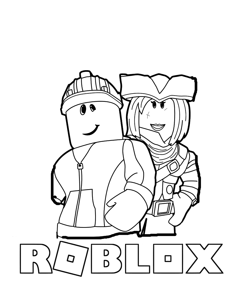 34 Fun Roblox Coloring Pages Printable 3