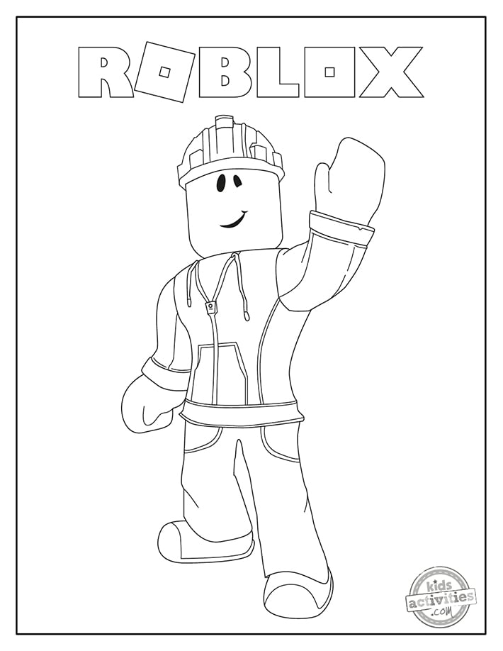 34 Fun Roblox Coloring Pages Printable 34