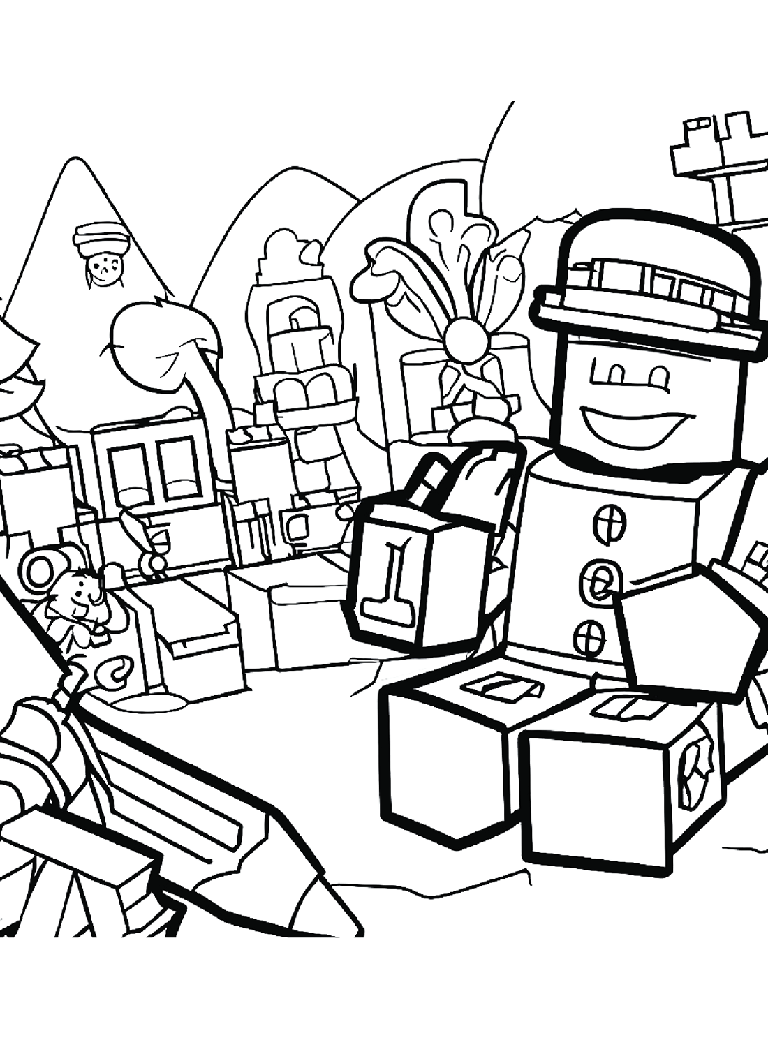 34 Fun Roblox Coloring Pages Printable 35