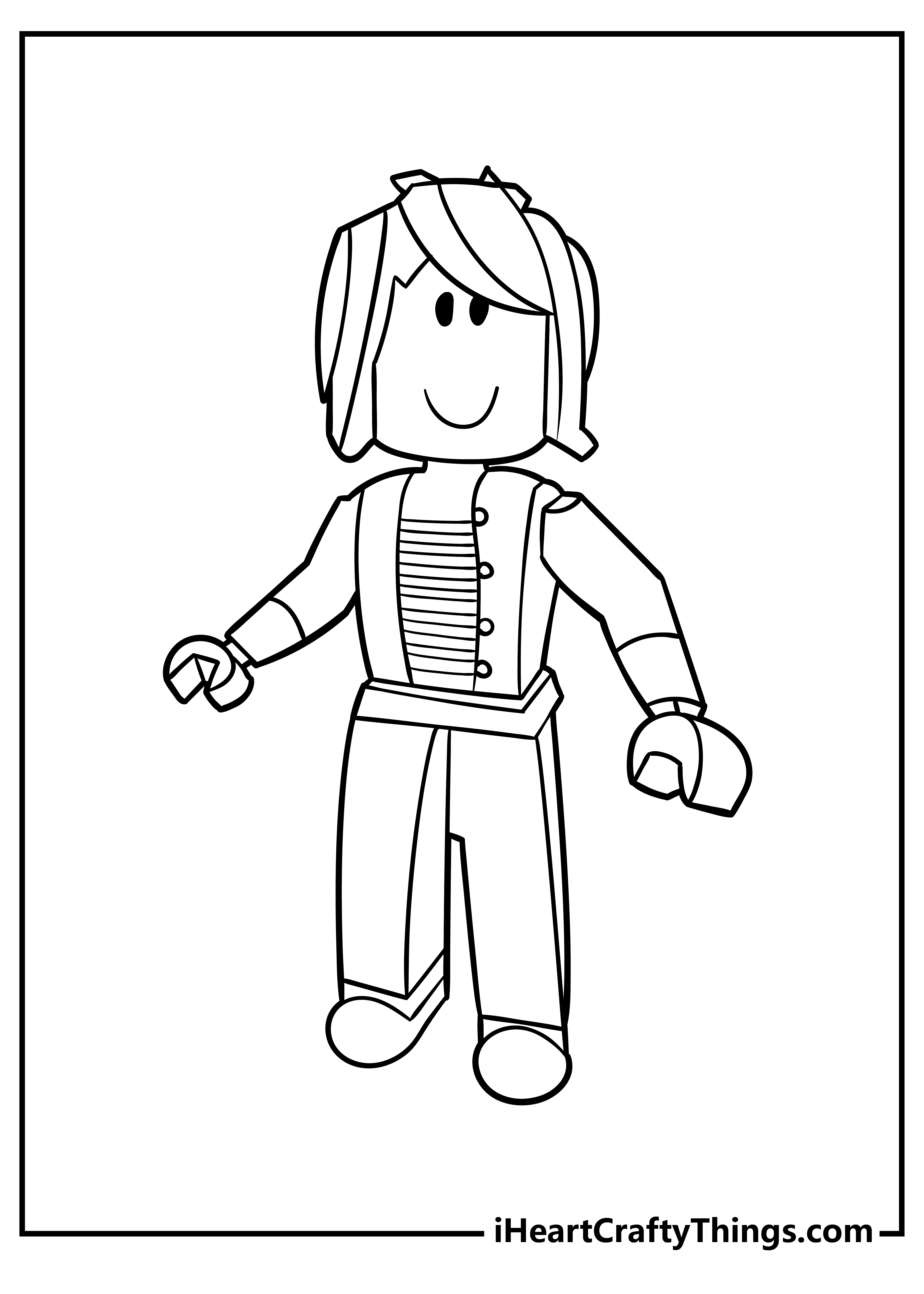 34 Fun Roblox Coloring Pages Printable 4