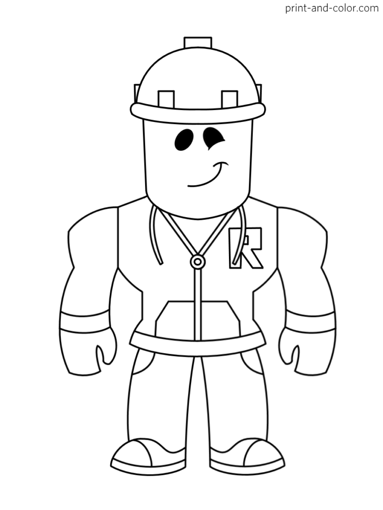 fun roblox coloring pages printable jpg