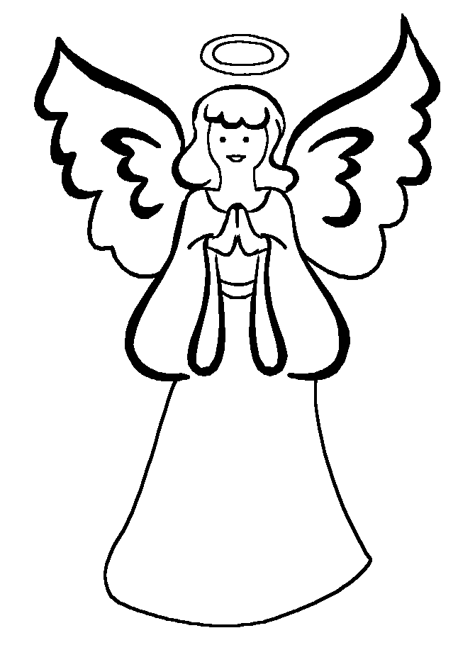 34 Graceful Angel Wings Coloring Pages Printable 22