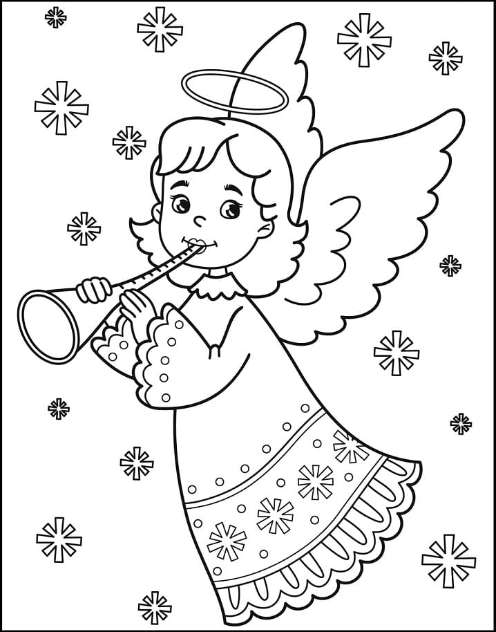 34 Graceful Angel Wings Coloring Pages Printable 32