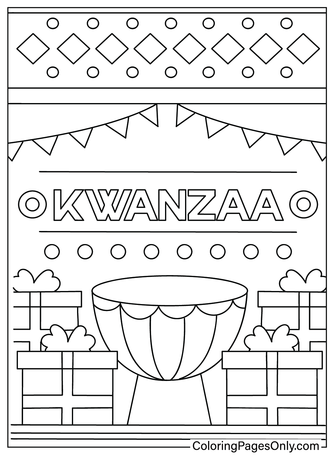 34 Kwanzaa Coloring Pages Printable 12