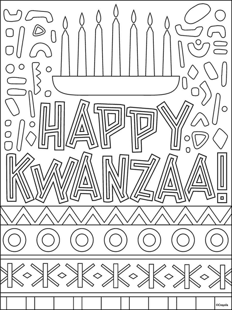 34 Kwanzaa Coloring Pages Printable 21