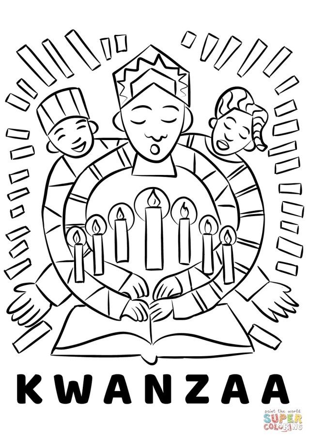 34 Kwanzaa Coloring Pages Printable 29