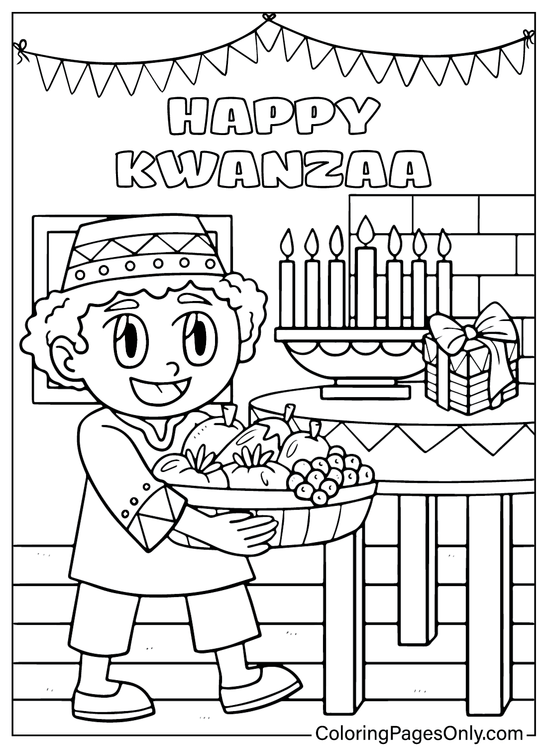 34 Kwanzaa Coloring Pages Printable 33