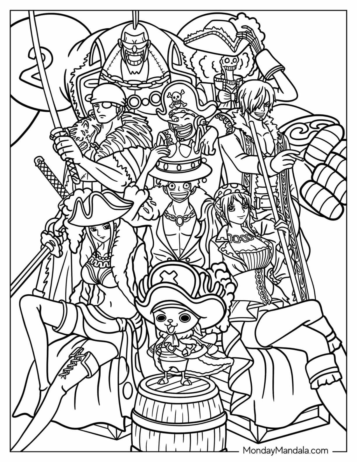 34 Printable Zoro Coloring Pages Printable 15