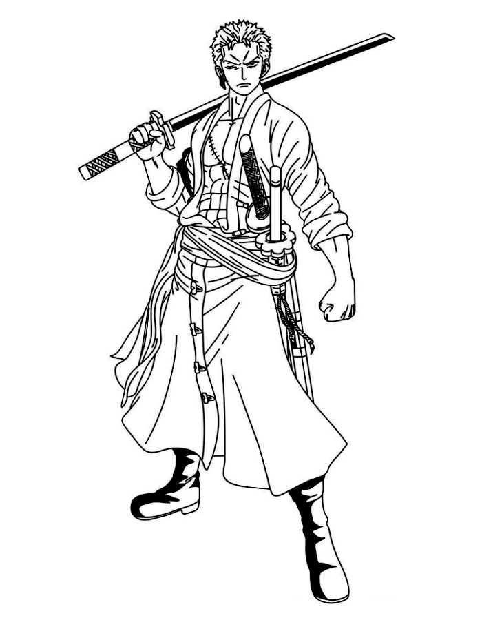 34 Printable Zoro Coloring Pages Printable 29