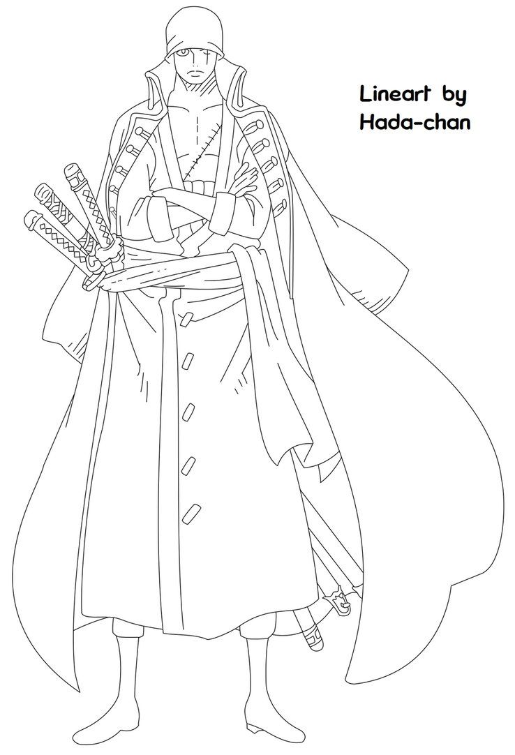 34 Printable Zoro Coloring Pages Printable 32