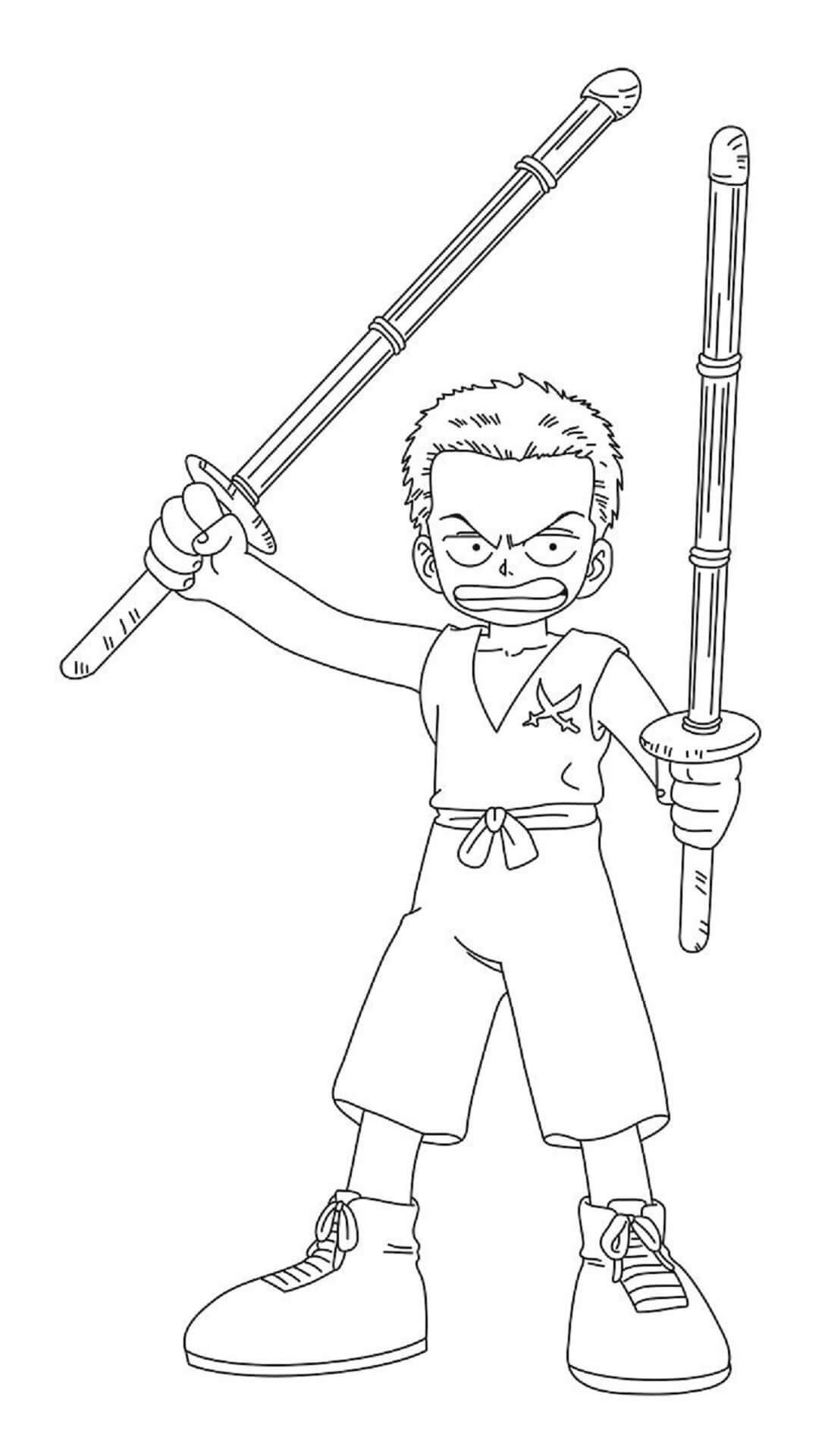 34 Printable Zoro Coloring Pages Printable 33