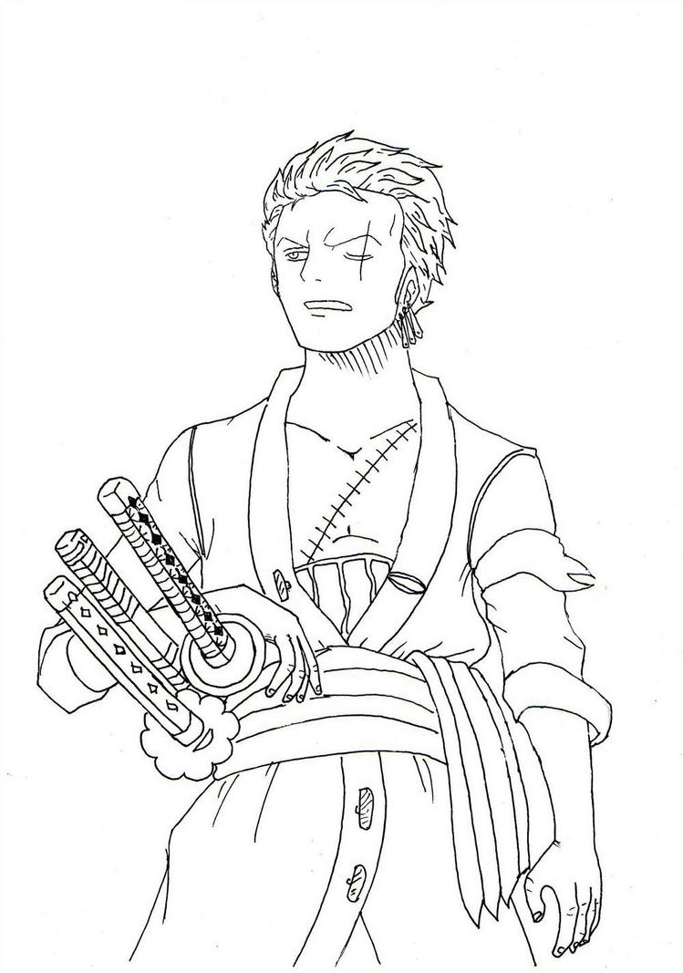 34 Printable Zoro Coloring Pages Printable 34