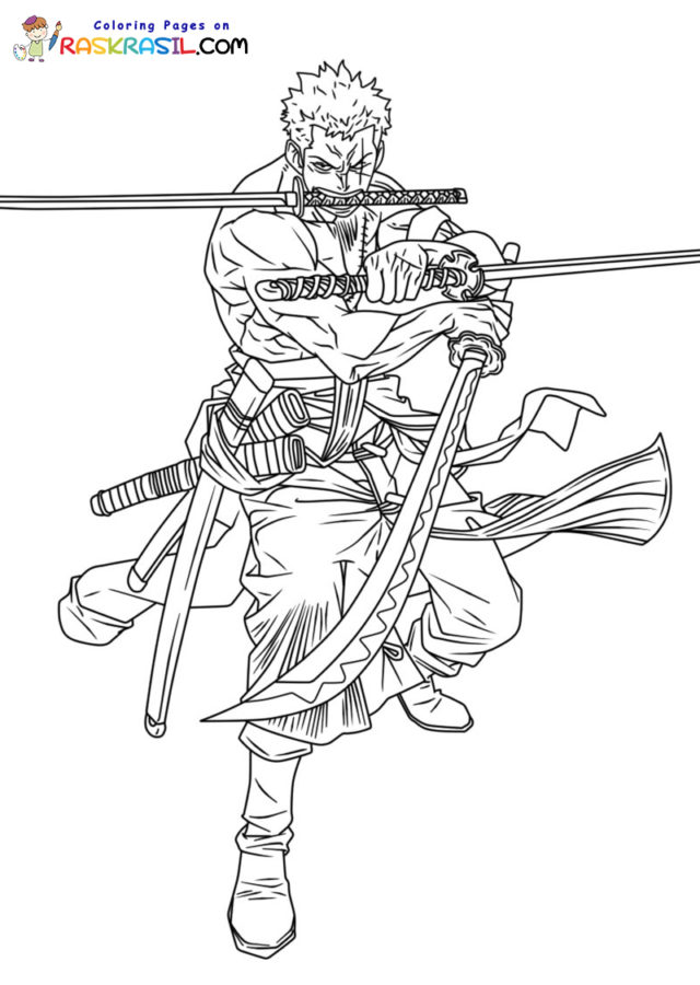 34 Printable Zoro Coloring Pages Printable 35