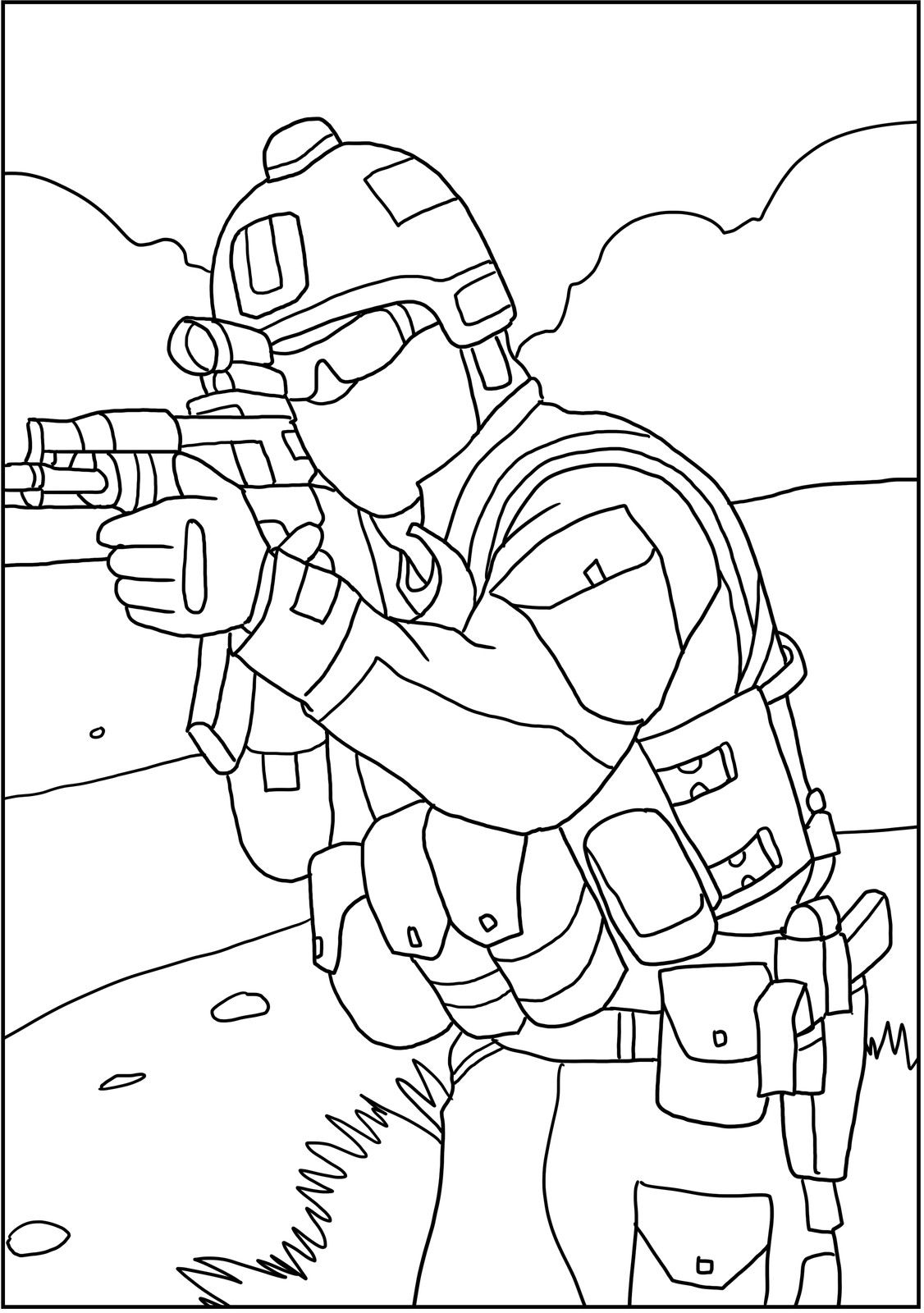 34 Small Soldiers Coloring Pages Printable 26