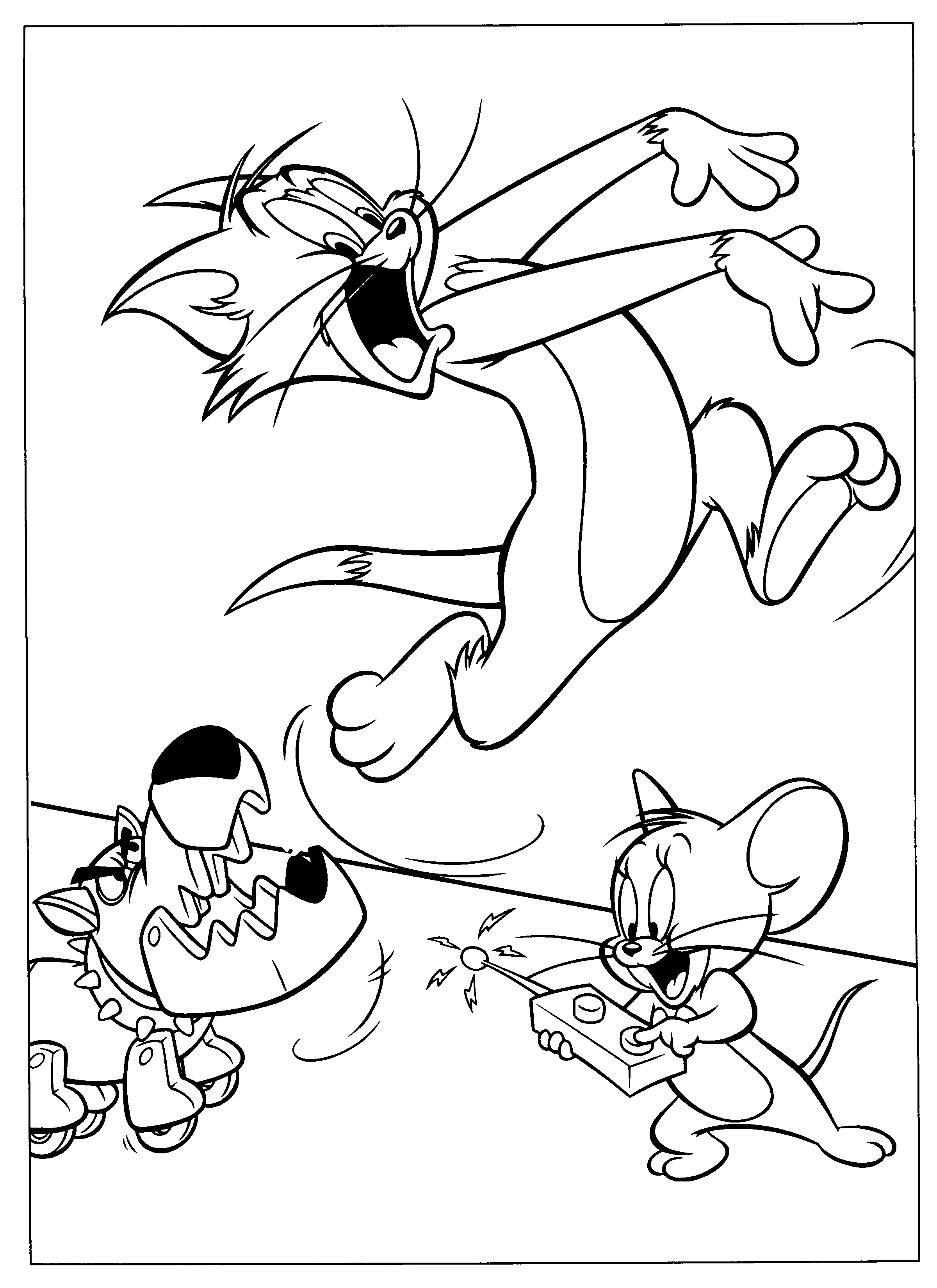 34 Tom and Jerry Coloring Pages Printable 1