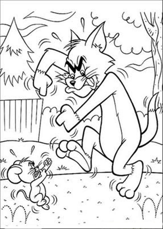 34 Tom and Jerry Coloring Pages Printable 11