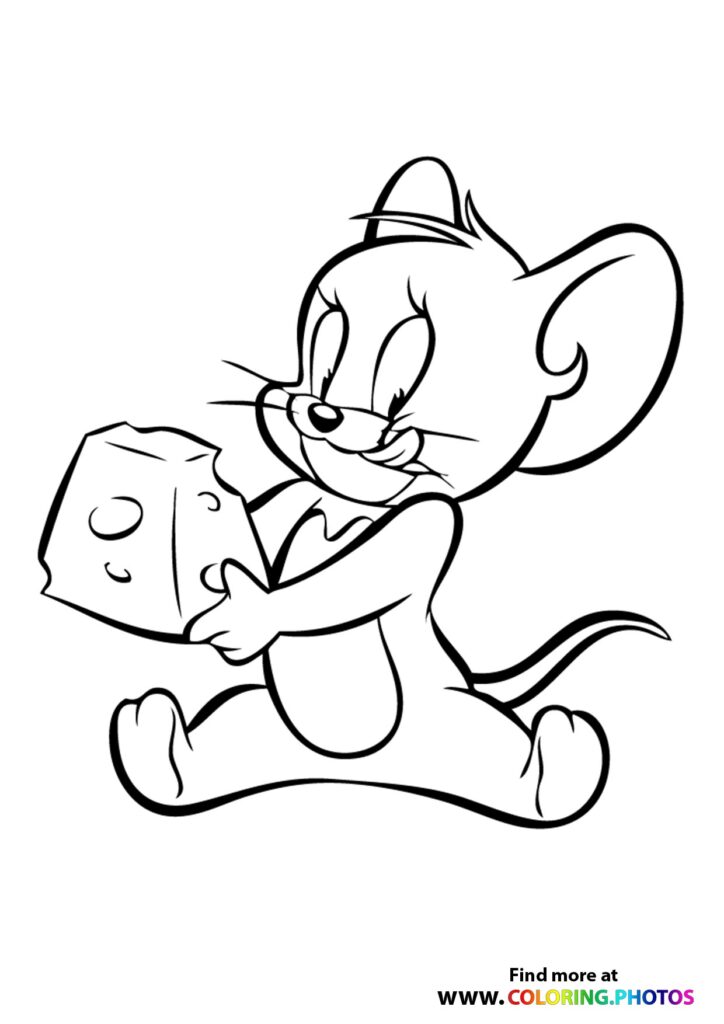 tom and jerry coloring pages printable jpg