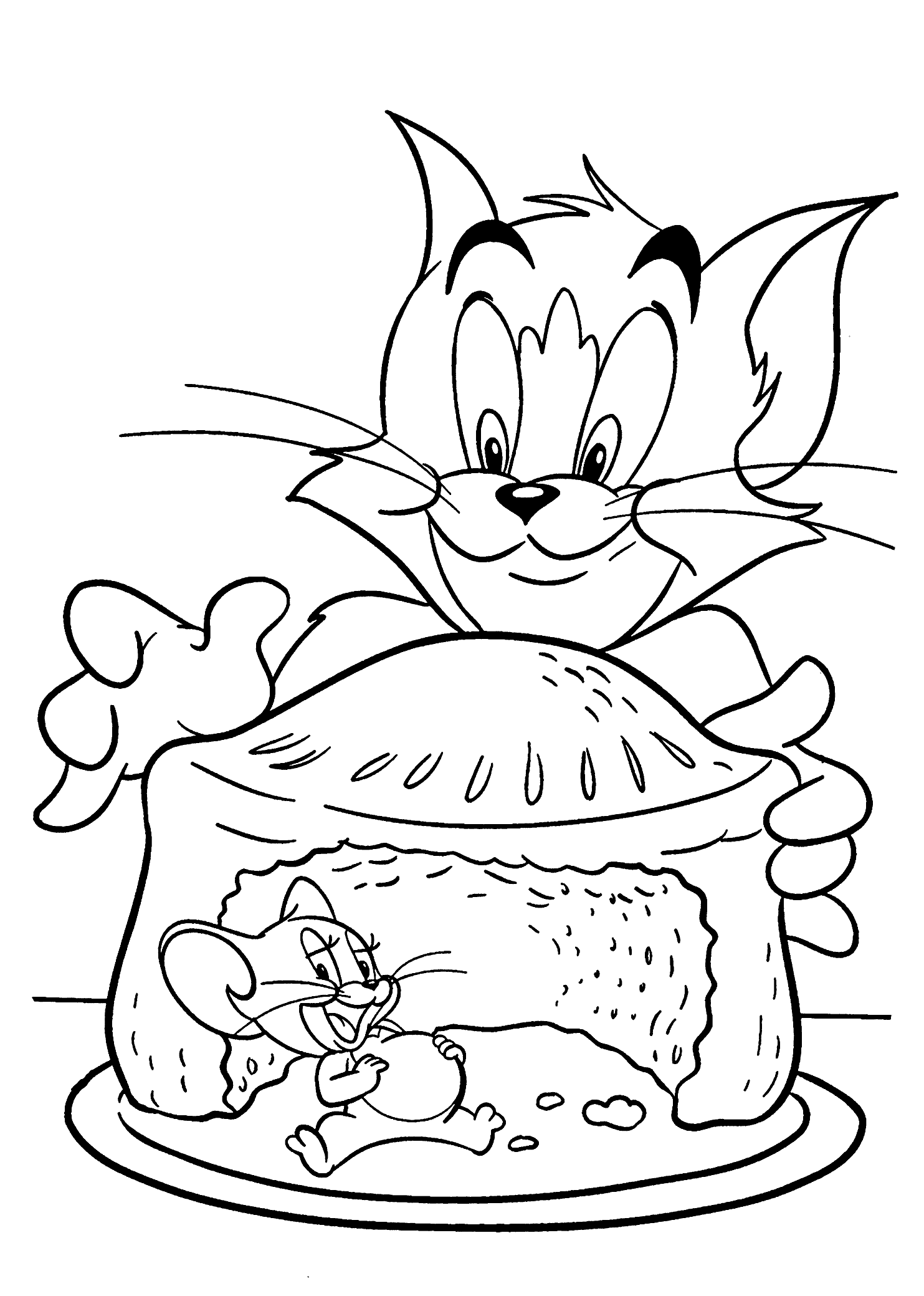 34 Tom and Jerry Coloring Pages Printable 13