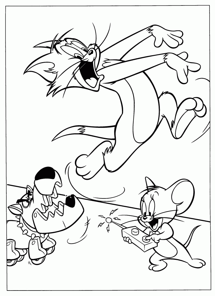 34 Tom and Jerry Coloring Pages Printable 17