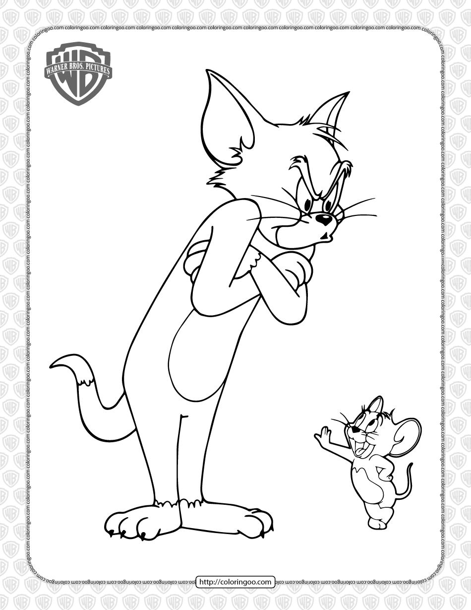 34 Tom and Jerry Coloring Pages Printable 18